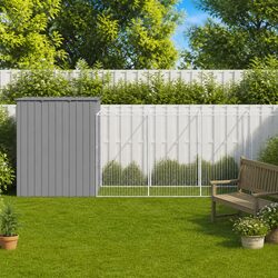 Compact and Durable Dog House with Run for Pets