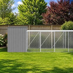 Dog House with Extended Run for Pets