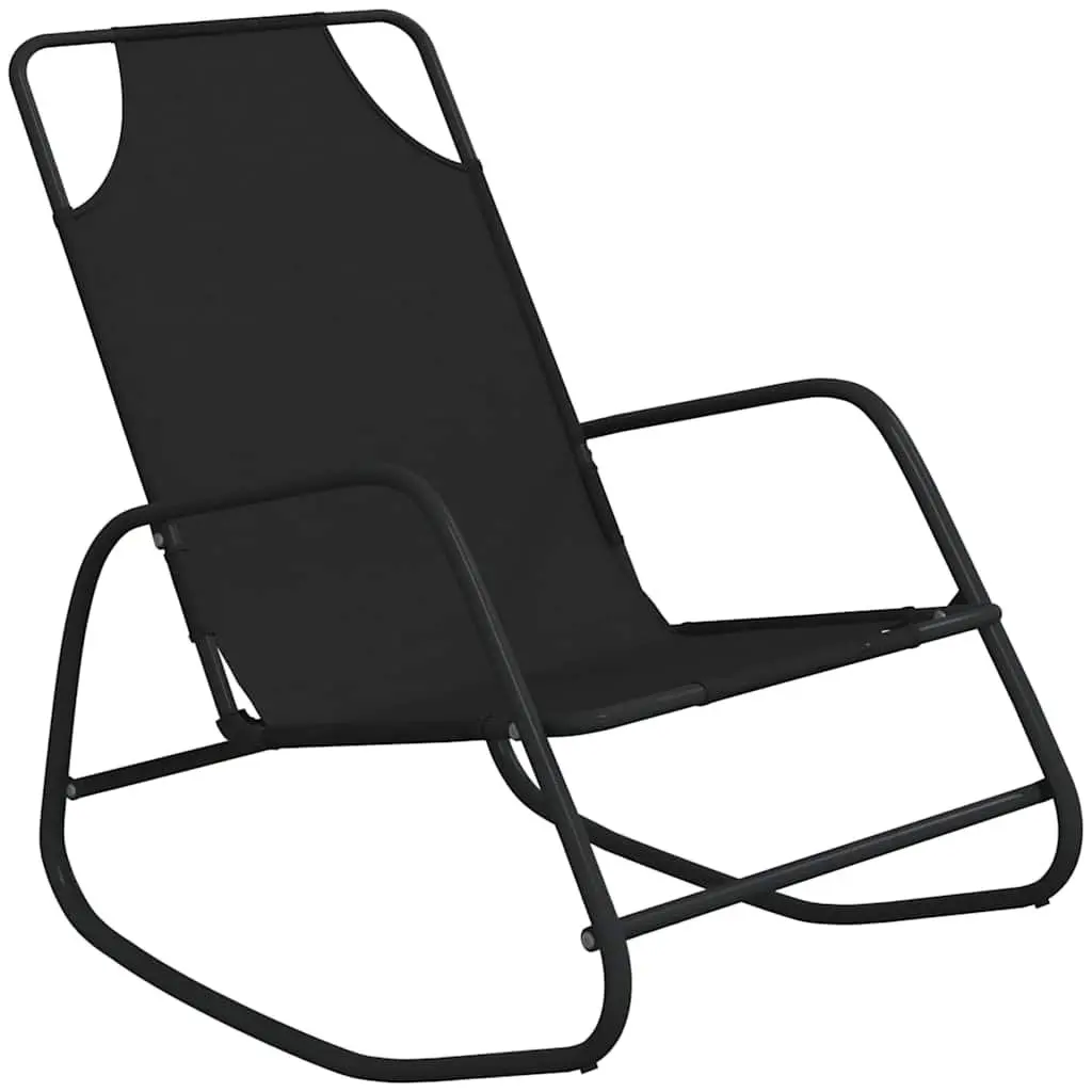 Rocking Sun Lounger for Outdoor Relaxation