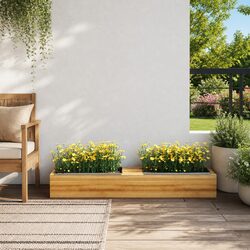 Compact and Stylish 12 Grey Planter Boxes for Euro Pallets