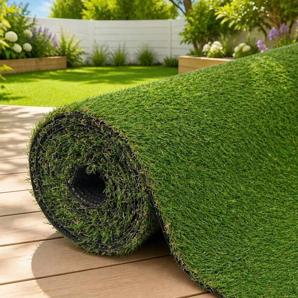 Artificial Grass Turf Green 1x5m 20mm Pile Height UV-Resistant Dense Construction