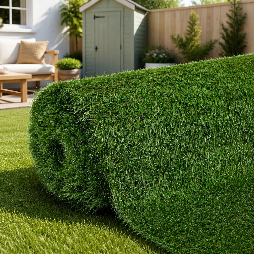 Artificial Grass Green 1x5m 30mm High Density Lawn Suitable for Garden Patio Balcony