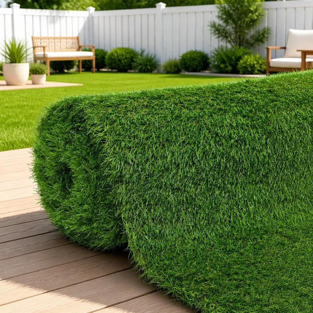 Artificial Grass Green 1x15m 30mm High Realistic Lawn for Garden Patio Balcony Deck