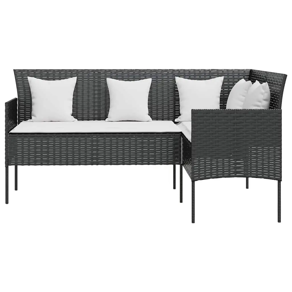 5 Piece L-Shaped Outdoor Sofa Set Patio Garden Lounge Furniture with Cushions