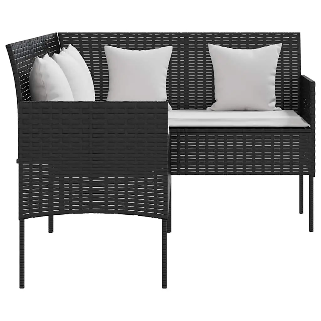 5 Piece L-Shaped Outdoor Sofa Set Patio Garden Lounge Furniture with Cushions