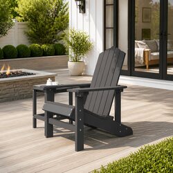 Outdoor Adirondack Chair Garden Patio Seating Weather Resistant Relaxation