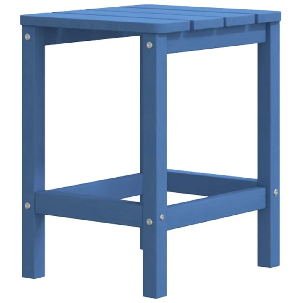 Adirondack Side Table Blue Outdoor Small Accent Weather-resistant