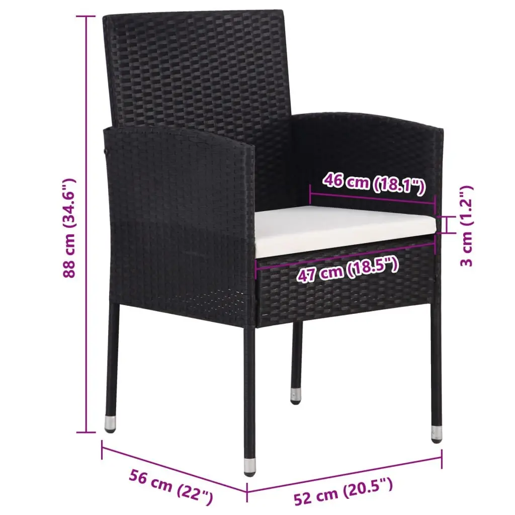 Garden Chair Set for Outdoor Enjoyment