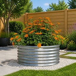 Compact and Sturdy Outdoor Flower Box Planter 80x80x36cm