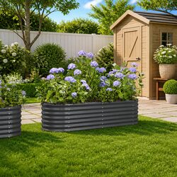 Compact and Reliable Garden Raised Bed Planter