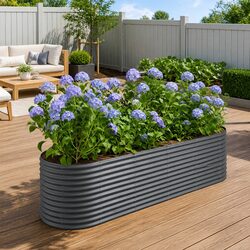Compact and Strong Raised Bed Planter for Outdoors