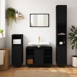 Concise 3 Piece Bathroom Furniture Set
