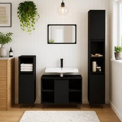 Compact 3 Piece Bathroom Furniture Set for Modern Homes
