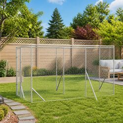 Compact Outdoor Dog Kennel: Strong & Secure