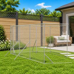 Compact and Reliable 6x14x2m Dog Kennel for Outdoor Use