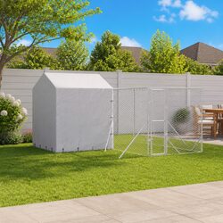 Secure and Durable Outdoor Dog Kennel with Roof