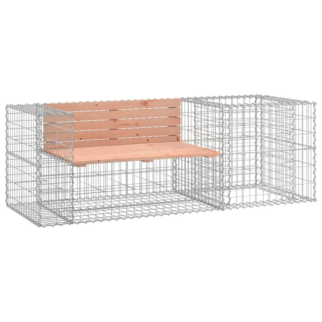 Garden Bench with Solid Wood and Steel Base