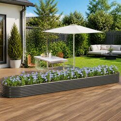 Galvanised Steel Planter Box: Built to Last