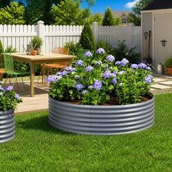 Sturdy Outdoor Raised Bed Planter for Your Garden