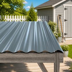 Confident Choice: 12pcs Metal Roof Panels in Grey