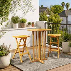 Compact Folding Bar Table: Easy to Store