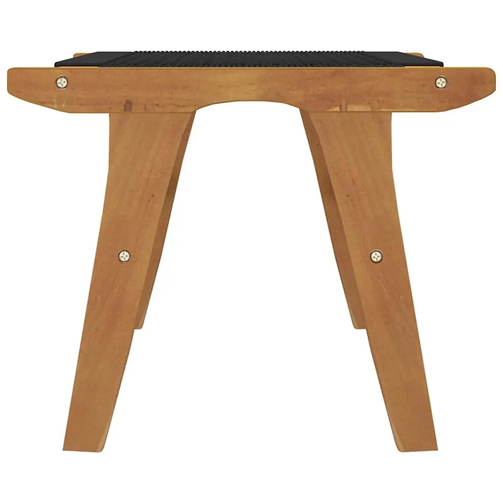 Teak Garden Chair with Footrest for Outdoor Use