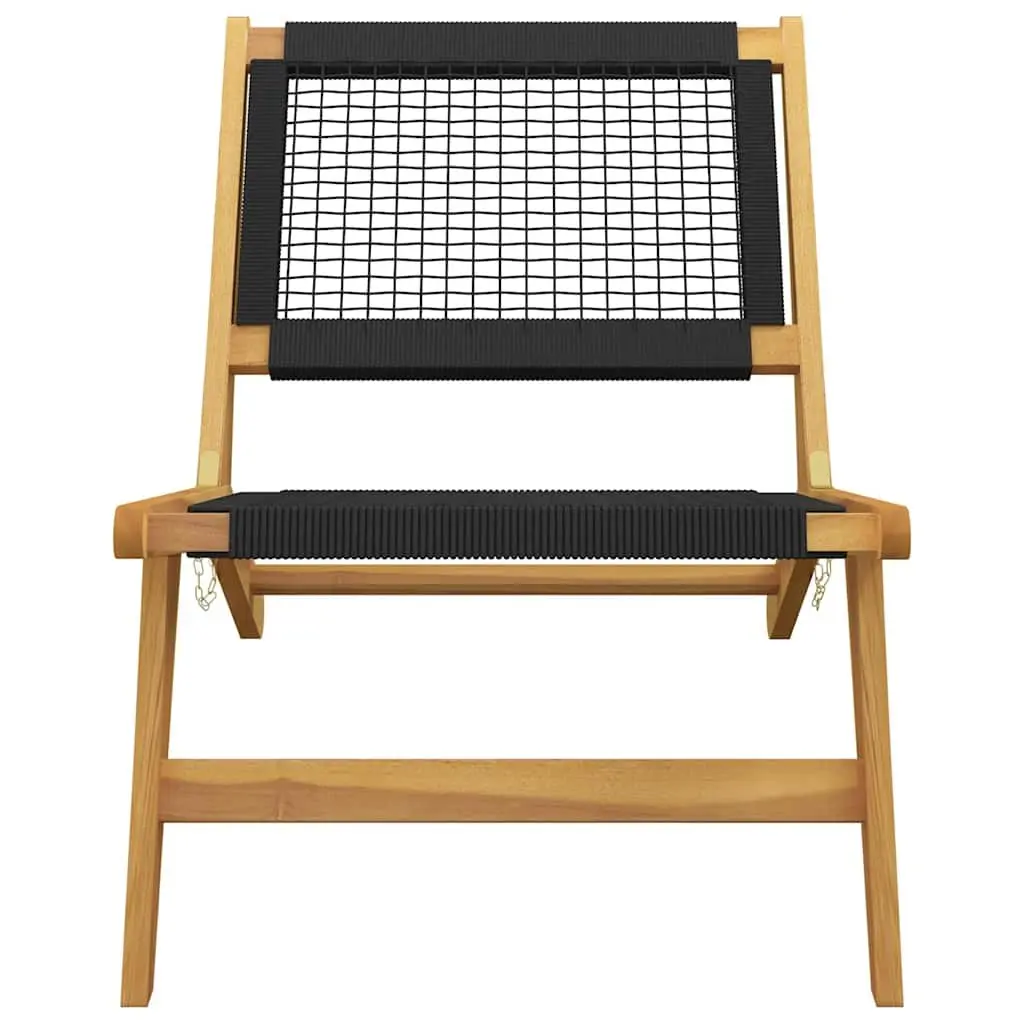 Teak Garden Chair with Footrest for Outdoor Use