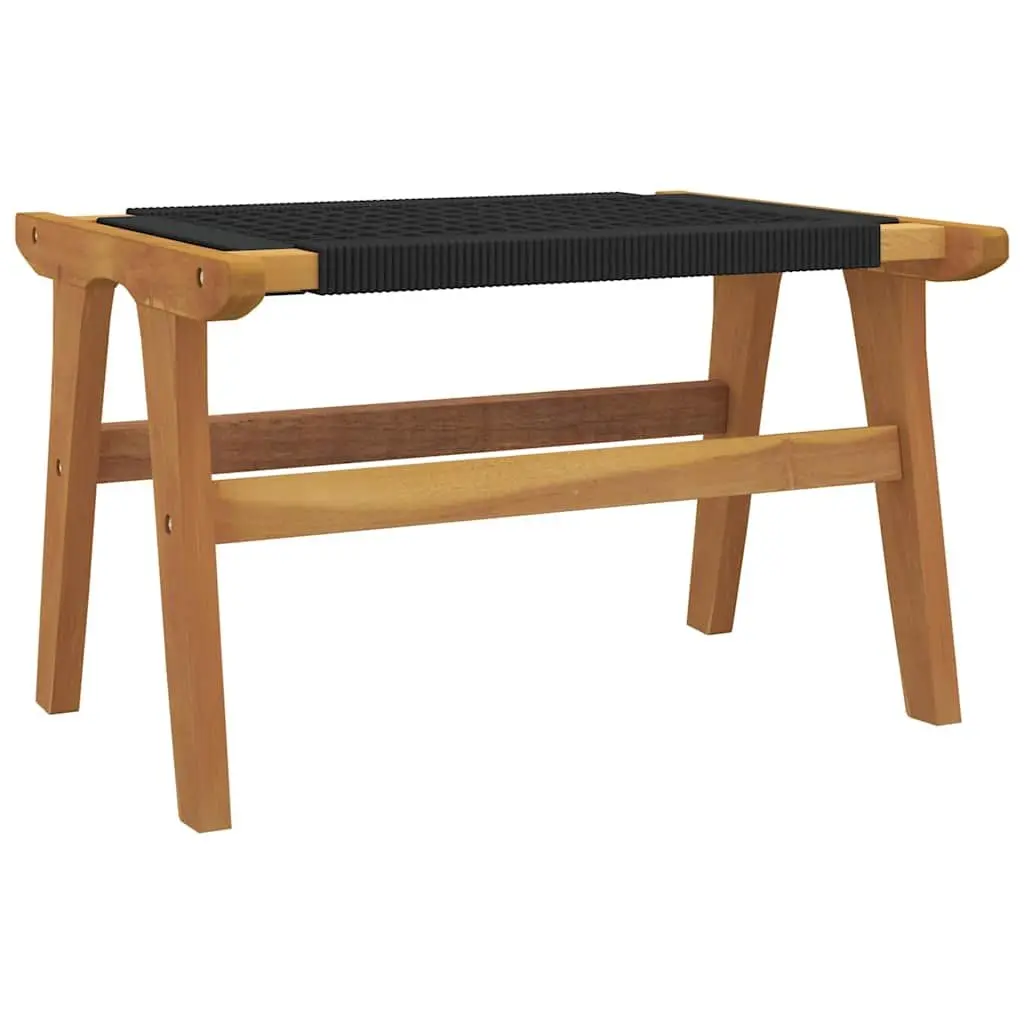 Teak Garden Chair with Footrest for Outdoor Use