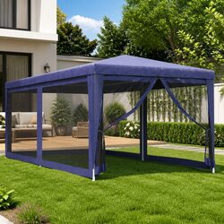 3x6m Party Tent with Mesh Side Walls for Events