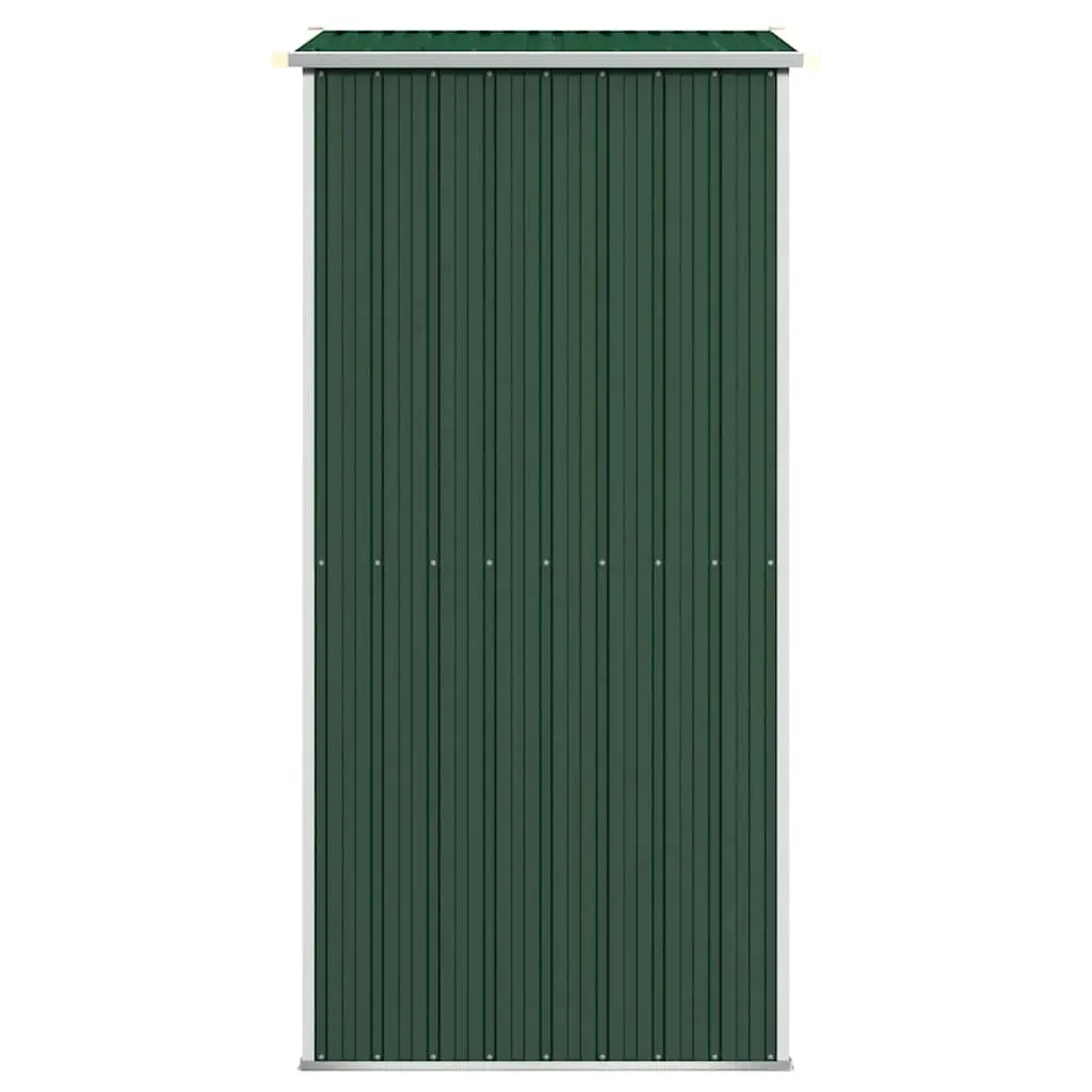 Garden Shed Green Galvanised Steel 192x108x223cm Outdoor Storage Tool House