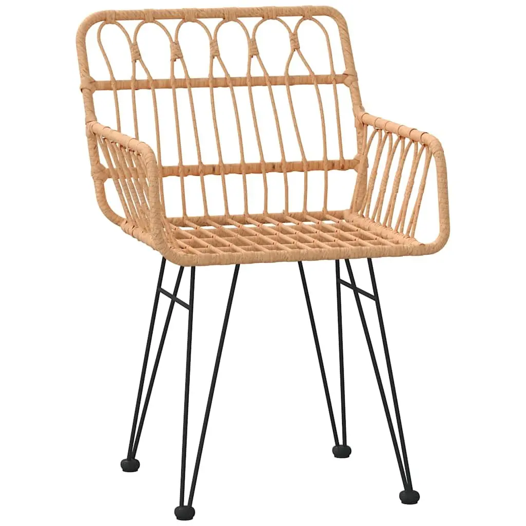 Outdoor Garden Chairs in Brown Color