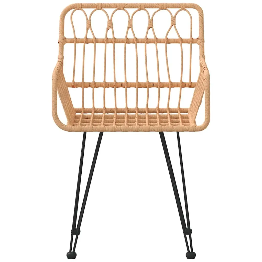 Outdoor Garden Chairs in Brown Color