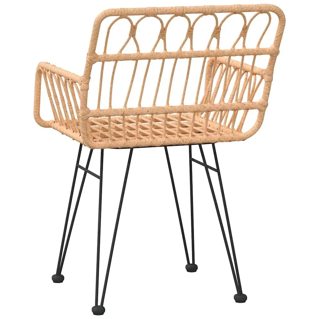 Outdoor Garden Chairs in Brown Color