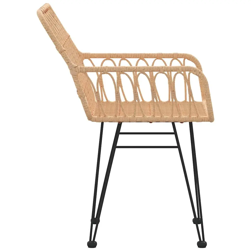 Outdoor Garden Chairs in Brown Color