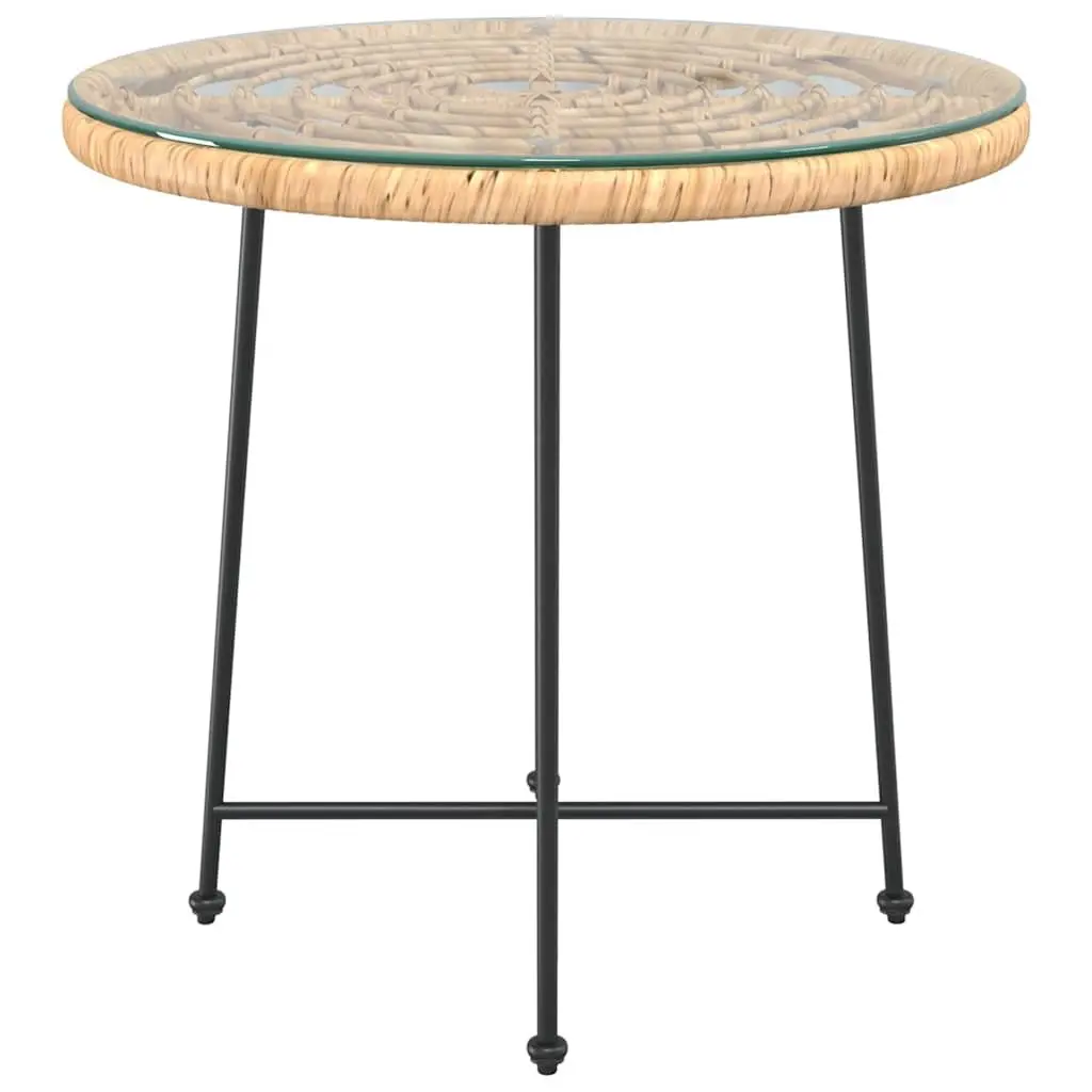 80cm Round Dining Table for Outdoor Enjoyment