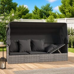 Grey Outdoor Lounge Bed: Enjoy Relaxation Anywhere