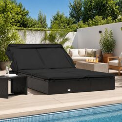 Compact and Comfortable 2-Person Sun Lounger