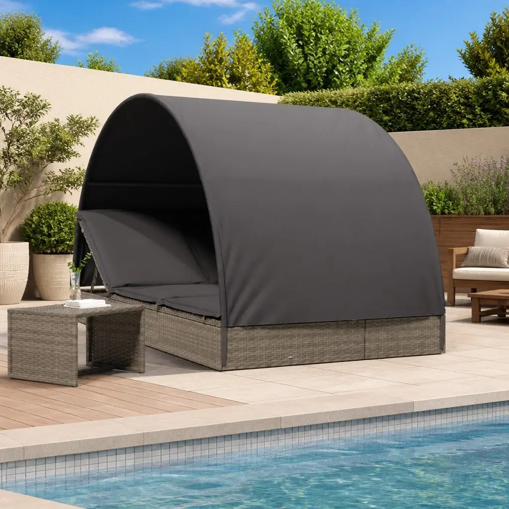 2-Person Sun Lounger for Outdoor Spaces