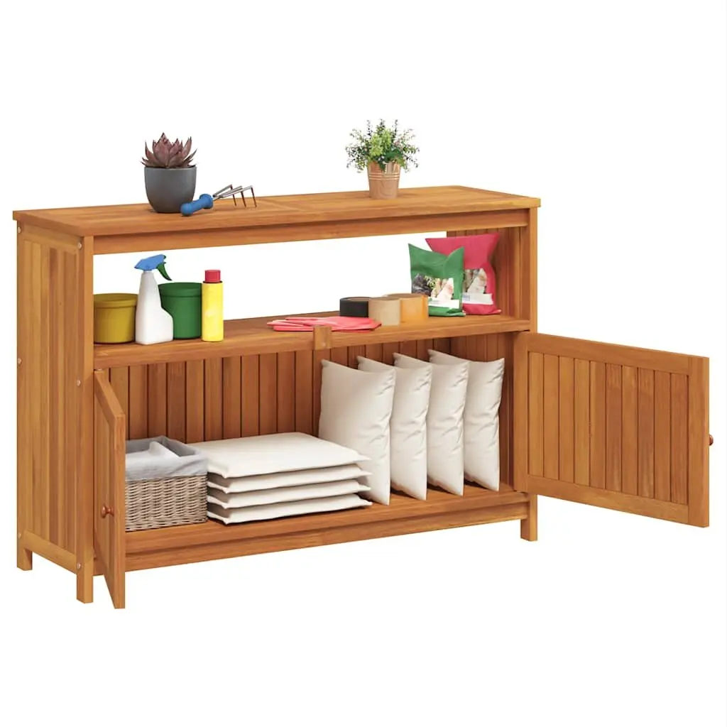 Garden Console Table with Storage Solutions