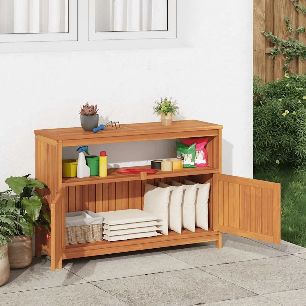 Garden Console Table with Storage Solutions