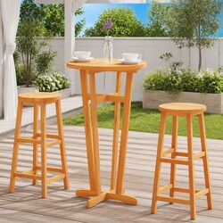 Compact and Durable Outdoor Bar Table Ø60x105cm