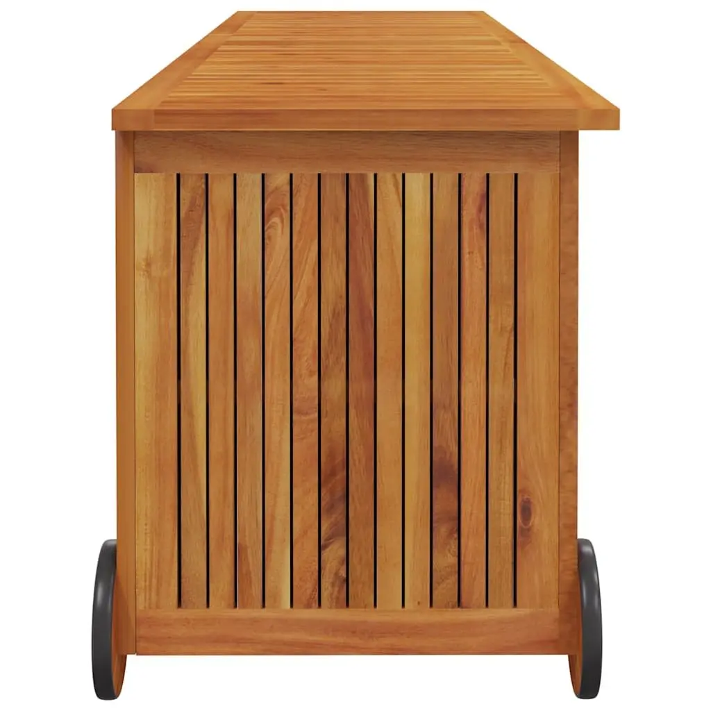 Garden Storage Box in Brown Solid Wood