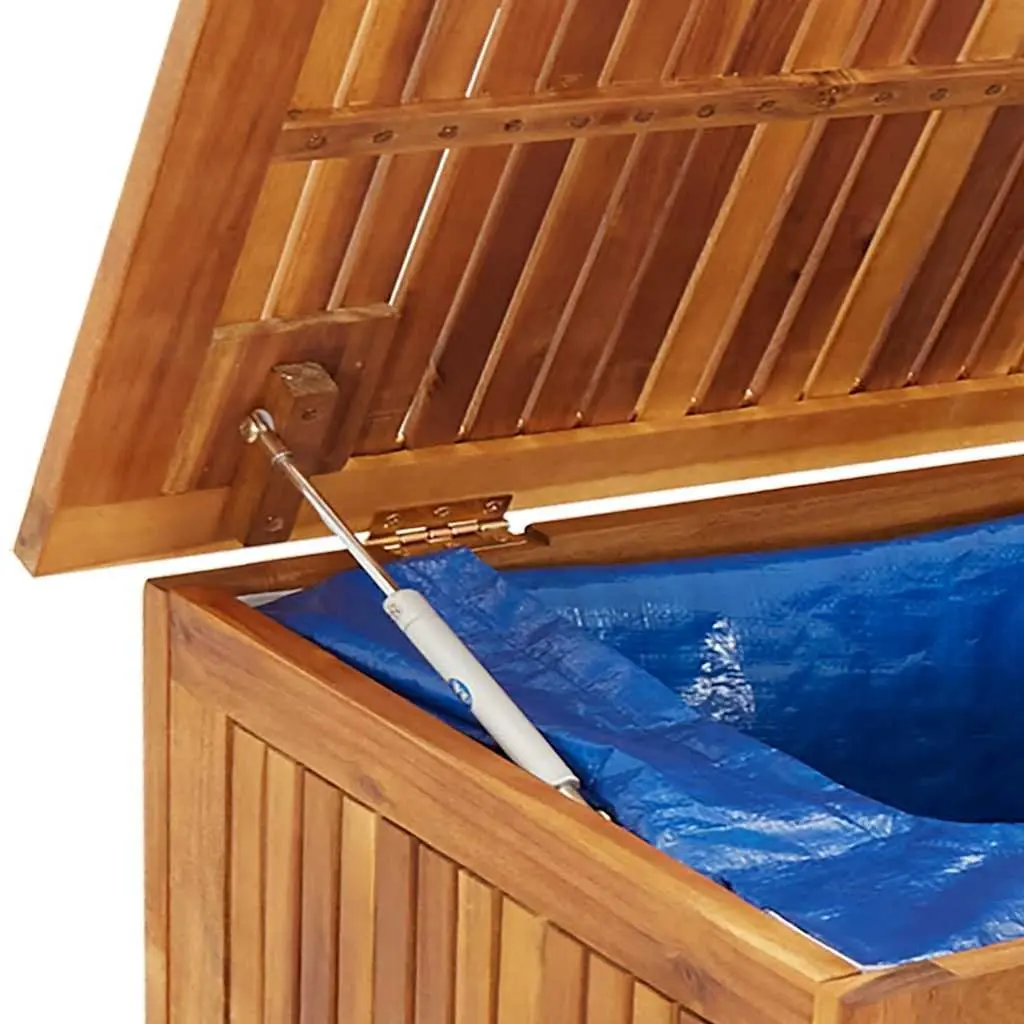 Garden Storage Box in Brown Solid Wood