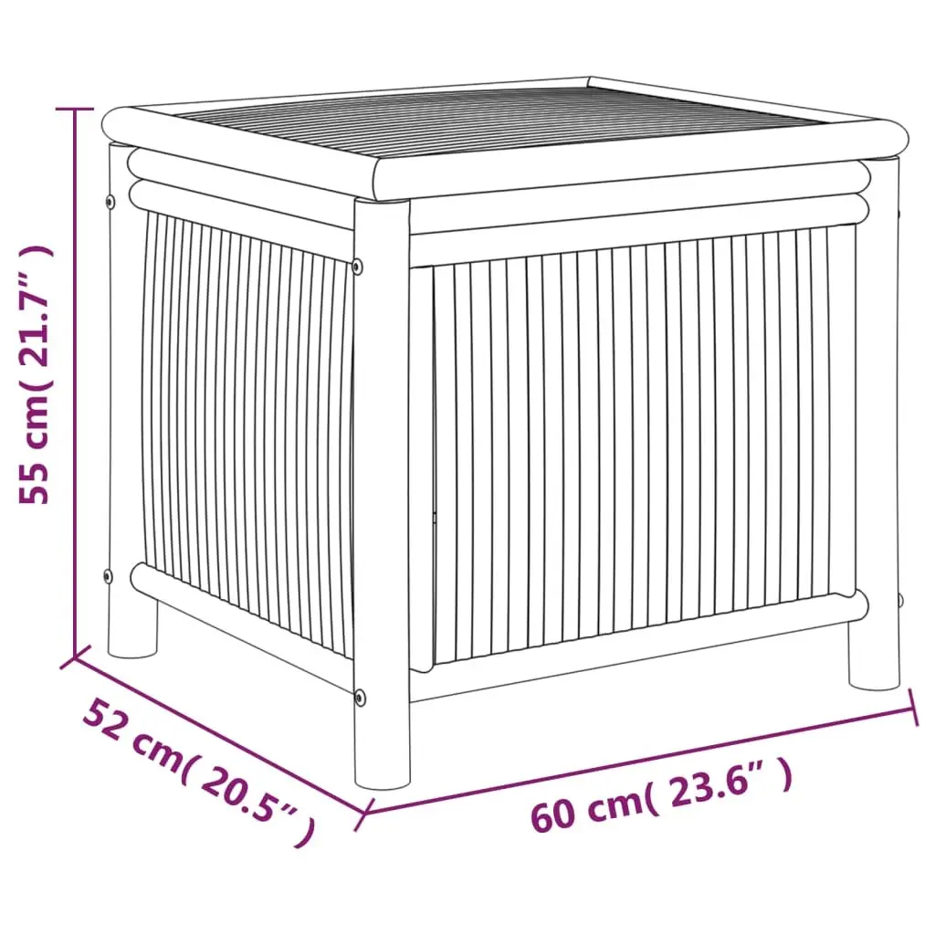 Bamboo Storage Box for Easy Organization