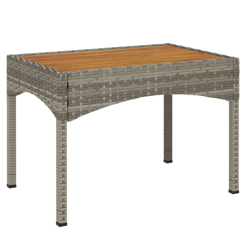 Garden Lounge Set Grey 3 Piece Poly Rattan Outdoor Furniture with Reclining Chairs and Cushions