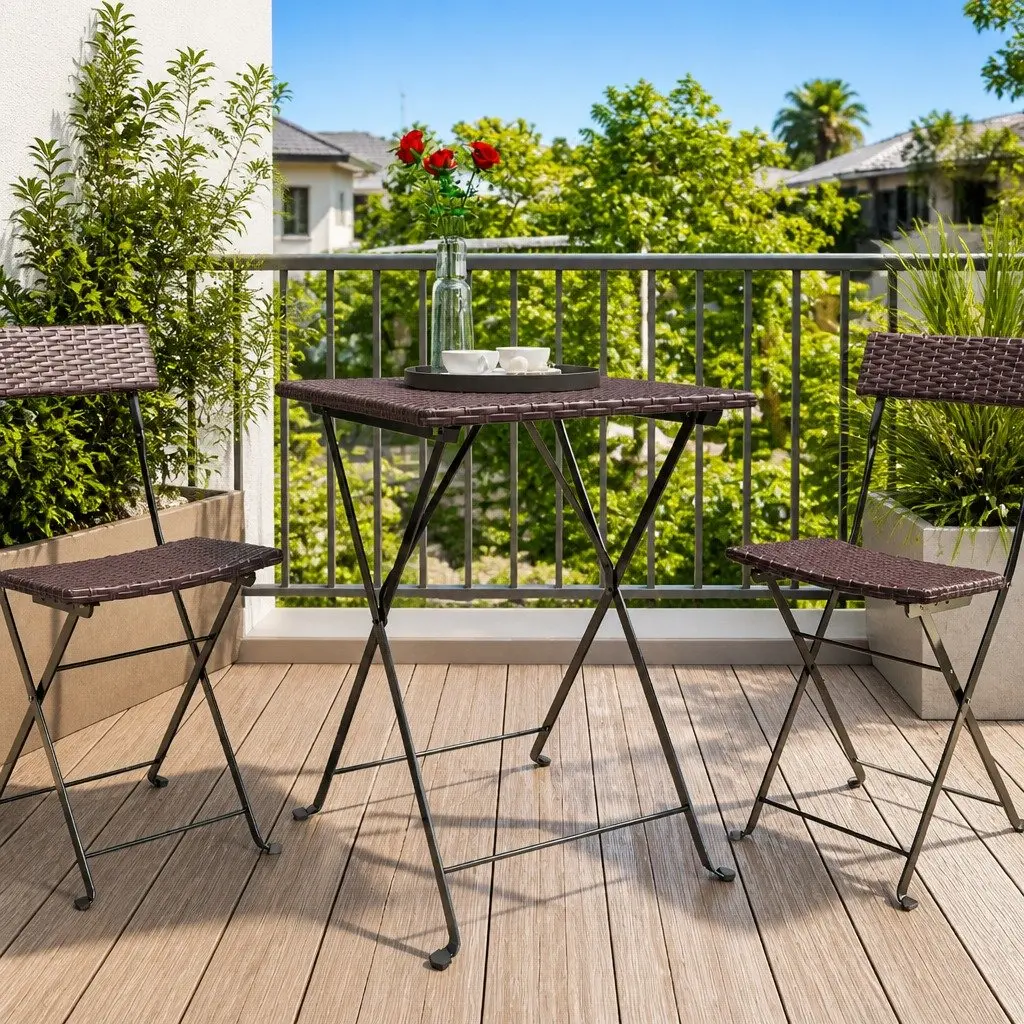 Folding Bistro Table for Outdoor Enjoyment
