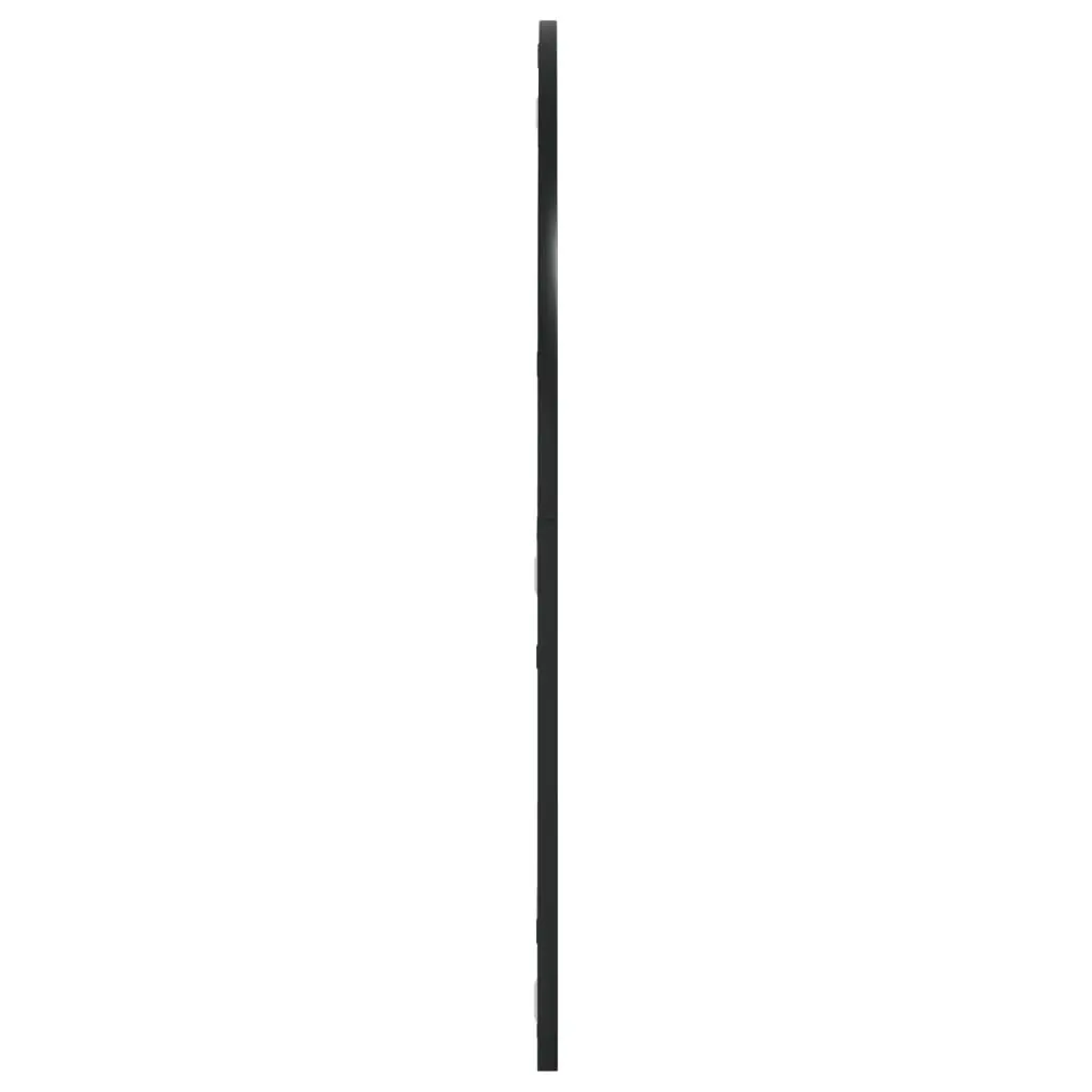 Wall Mirror Black 80x80 cm Arch Iron Frame Bathroom Bedroom Living Room Decor