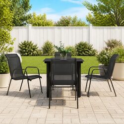 Compact 5-Piece Garden Dining Set for Outdoor Spaces