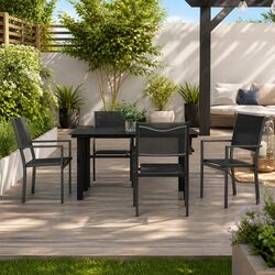Compact 5-Piece Dining Set for Your Outdoor Enjoyment