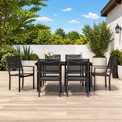 Compact and Reliable 7 Piece Outdoor Dining Set